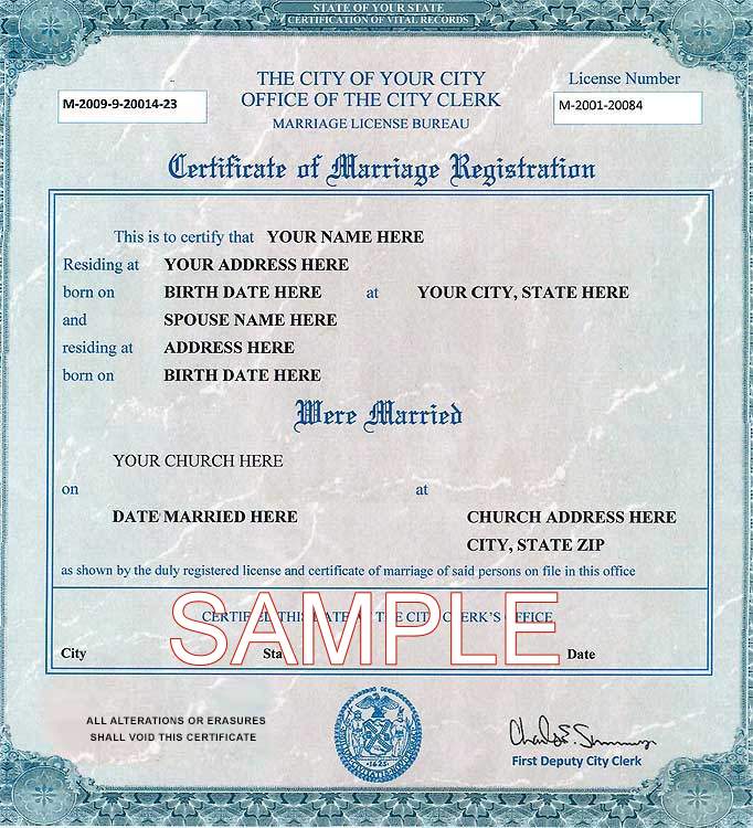 marriage-certificate NY